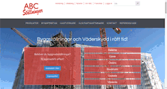 Desktop Screenshot of abcstallningar.se